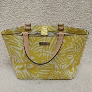 Kate Spade Yellow Leaf Patterned Women's Bag Kate Spade Purse